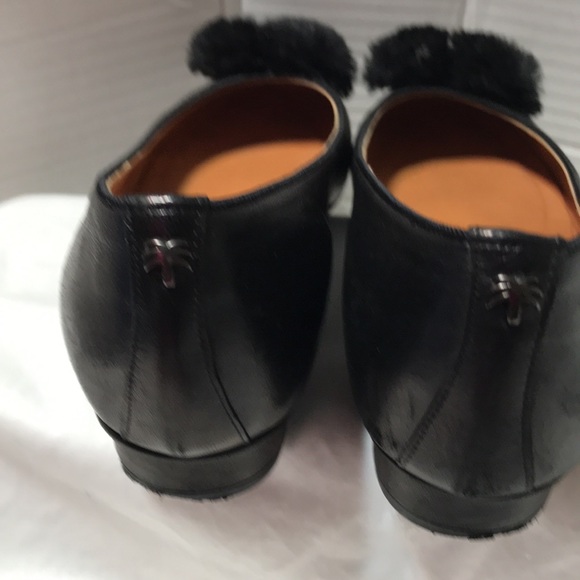 Voltan black leather flats. Leather upper/lining. Made in Italy - Picture 4 of 9